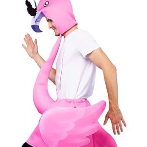 Unisex adult flamingo costume